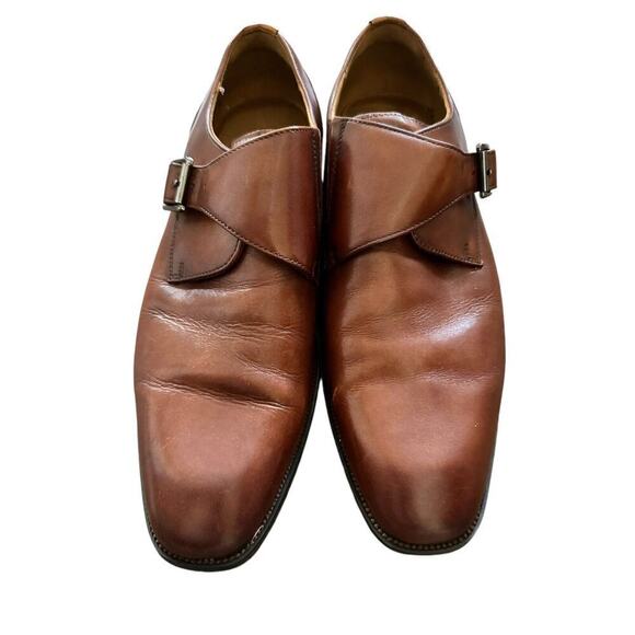 MAGNANNI ‘MARCO’ MENS BROWN CUERO CALF SKIN LEATHER SIZE 9.5M $399 - Picture 1 of 10